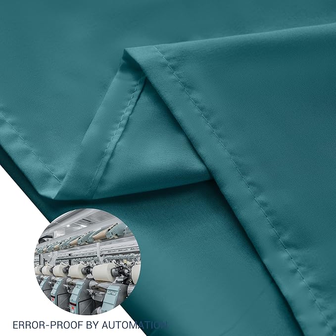 Pillowcases Standard 4 Pack, 20x26 Pillow Cases with Envelope Closure, Soft Plain Brushed Microfiber Covers Breathable Wrinkle-Resistant, Teal