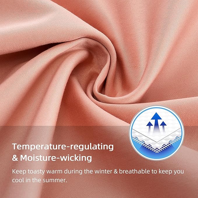 Cotton Pillow Protectors/Cases King Size with Zipper 2 Pack Blush Pink Color,Cooling & Breathable Bed Pillow Protectors Set of 2 Pillow Cases Cover (King Size 20" x 40")