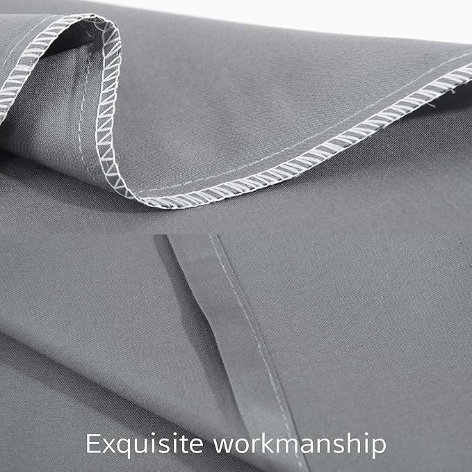 NTBAY Egyptian Cotton Body Pillowcase - 500 Thread Count Cotton Body Pillow Cover - Soft and Breathable Envelope Closure Body Pillowcase for Adults, 20x54 Inches, Dark Grey