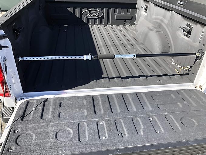 Heavy Duty Truck Cargo Bar - Adjustable QSP-360 Truck Bed Organizer with Weight Capacity 175 lbs. - Self-Locking Spring Ratchet Load Lock Bar - Extends 3.6 to 6 Ft, Ideal for Car, SUV & Truck