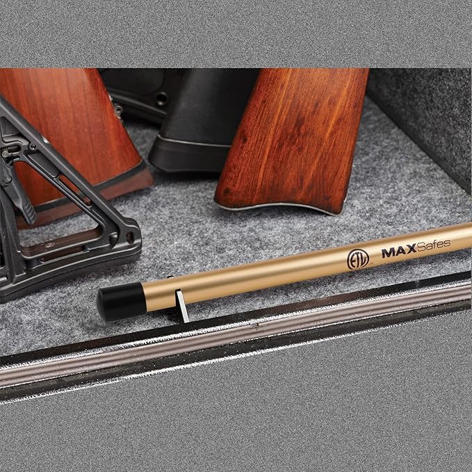 MAXSafes Gun Safe Dehumidifier Rod, Dry Rod - Easy Installation Plug-in Electric Dehumidifier Eliminates Moisture for Gun Safes & Cabinets, ETL Approved (18in)