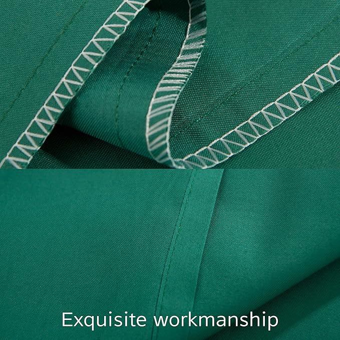 NTBAY Egyptian Cotton Body Pillowcase - 500 Thread Count Cotton Body Pillow Cover - Soft and Breathable Envelope Closure Body Pillowcase for Adults, 20x54 Inches, Dark Green