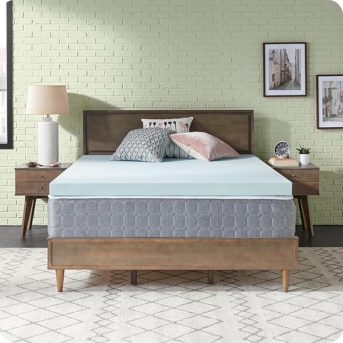 Sealy Dreamlife 3” Gel Memory Foam Twin XL Mattress Topper with SealyComfort Gel Foam, 1 Year Limited Warranty, Made in the USA