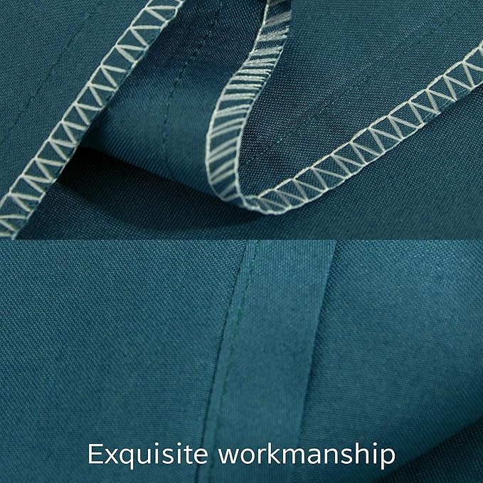 NTBAY Egyptian Cotton Queen Pillowcases - Set of 2, 500 Thread Count Cotton Pillowcases - Soft and Breathable Envelope Closure Pillow Cases - 20x30 Pillow Covers for Bed, Slate Blue