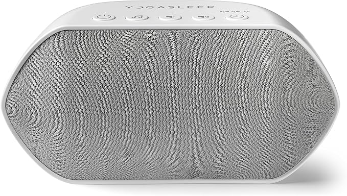 Yogasleep Soundcenter Portable White Noise Machine, 6 Soothing Sounds, 25 Volume Settings, Includes Timer, Sleep Therapy for Adults & Kids, Noise Cancelling for Office Privacy & Meditation