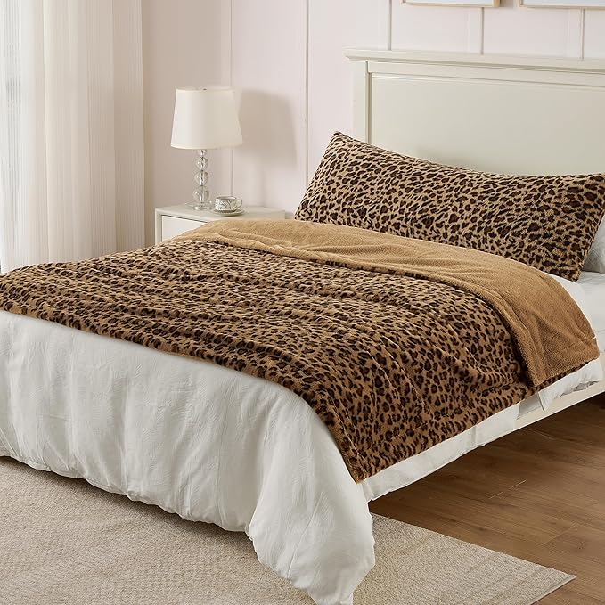 GALMAXS7 Body Pillow Cover 20x54 - Cheetah Pillow Covers - Leopard Print Pillow - Body Pillow Case Cover with Zipper