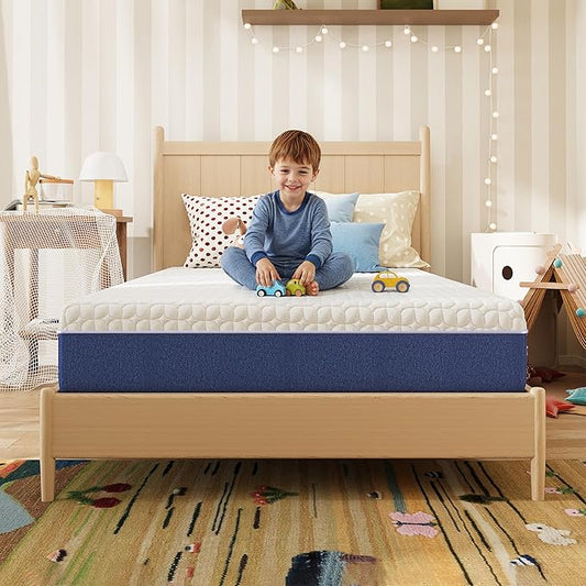 Gelsea 6 Inch Twin XL Mattress, Firm Gel Memory Foam Twin XL Mattress in a Box, Firm Back Support for Pressure Relief & Spinal Alignment, CertiPUR-US Certified, Fiberglass-Free