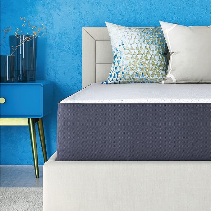 COOL GEL Memory Foam 10-Inch Mattress, CertiPUR-US Certified, Mattress in a Box, King, White