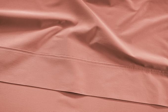 LANE LINEN Split King Sheet Sets for Adjustable Beds - 5 PCs, 450 Thread Count Split King Sheets Set - Sateen King Split Sheets for Adjustable Bed - Split Top King Sheets Set for Bed - Rose Dawn