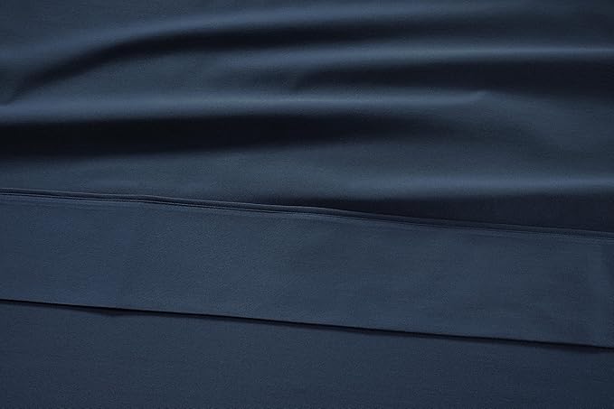 LANE LINEN Split King Sheet Sets for Adjustable Beds - 5 PCs, 450 Thread Count Split King Sheets Set - Sateen Weave King Split Sheets - Split Top King Sheets Set for Adjustable Bed - Estate Blue