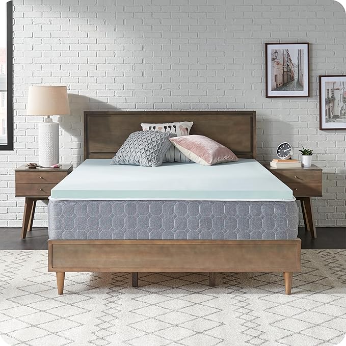 Sealy Dreamlife 1.5” Gel Memory Foam Twin Mattress Topper with SealyComfort Gel Foam, 1 Year Limited Warranty, Made in The USA