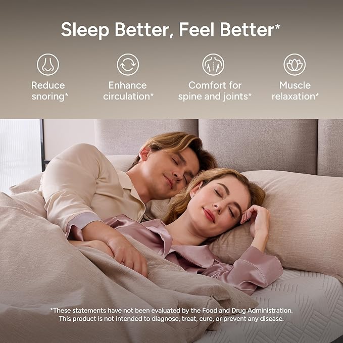 SFE Twin XL Adjustable Bed Frame and Mattress - 10" Gel Memory Foam - Zero Clearance, Electric Massage - Wireless Remote for Head & Foot Lift, Zero Gravity Frame, Underbed Lights & 4 USB Ports