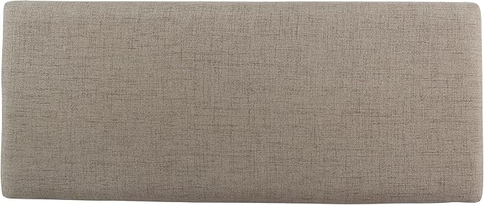 HomePop Large Storage Bench with Nailhead Trim - Tan