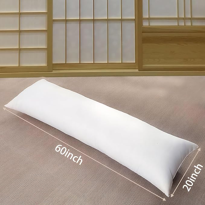 Zituop Dakimakura Pillow 150x50cm 20x60 inch Body Pillow Insert, Cloud-Soft PP Cotton Filling, Large Body Pillow Stuffer for Anime Pillowcase