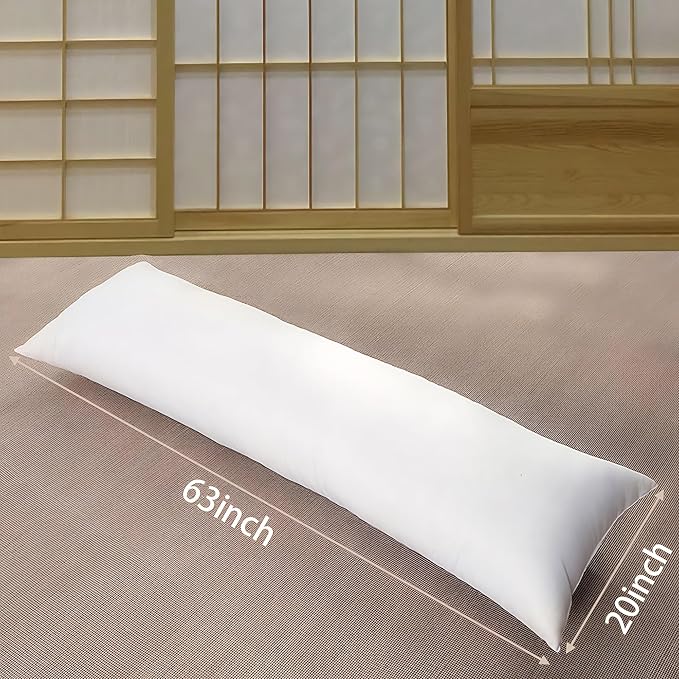 Zituop Dakimakura Pillow 160x50cm, 20x63 Inch Extra Long Body Pillow Insert, Cloud-Soft PP Cotton Filling, Large Body Pillow Stuffer for Anime Pillowcase