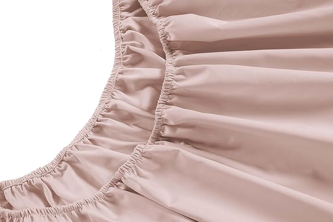 LANE LINEN Cal King Sheet Set - 450 Thread Count Premium Sateen Weave for Hotel Quality Softness - Extra Comy & Breathable Cotton Sheets for Luxury Guest Rooms - Oeko Tex Certified - Silver