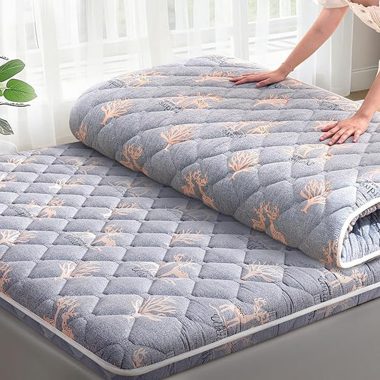 Lillibearas Premium Foam Twin XL Mattress Topper -Thick 9-Layer Modern Comfort Topper, 60-mil Foam-Back Pain Relief & Comfort Support, Breathable & Hypoallergenic