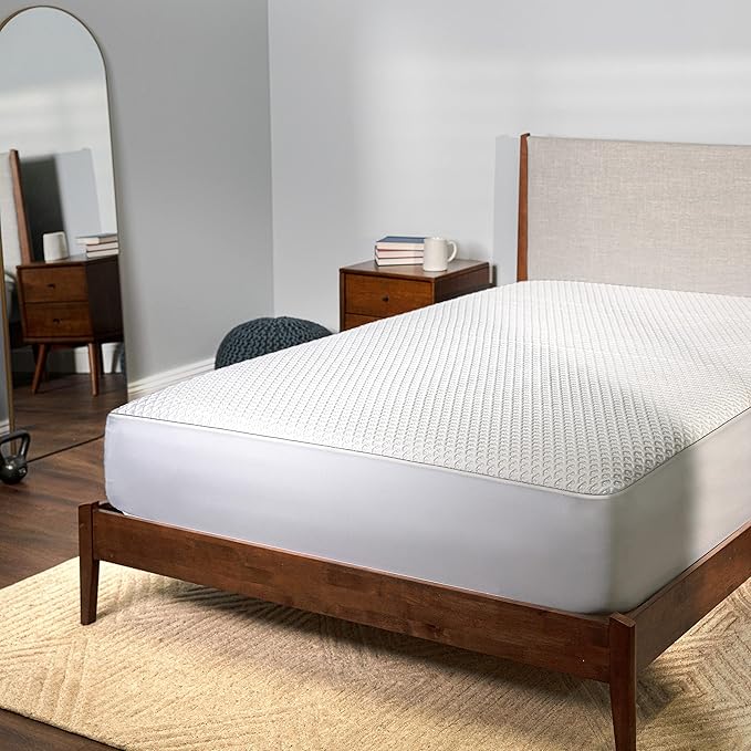 Bedgear Ver-Tex Cooling Mattress Protector, Instant Cooling Waterproof Mattress Cover | Breathable Mattress Pad with Deep Pockets & Powerband Secure Fit | Hypoallergenic Adjustable Base, Full
