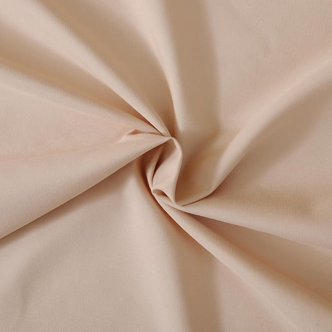 DOWNSTORIA Body Pillow Cover, Ultra Soft Microfiber Long Pillowcase, Envelope Closure Large Pillow Cases 20x54 inch (Beige)
