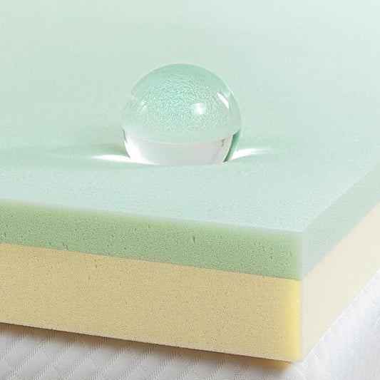 Zinus Green Tea Memory Foam Mattress Toppers, Twin (AZ-GTFT-300T)