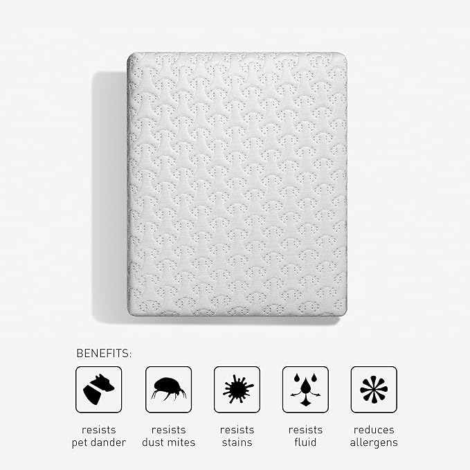 Bedgear Ver-Tex Cooling Mattress Protector, Instant Cooling Waterproof Mattress Cover | Breathable Mattress Pad with Deep Pockets & Powerband Secure Fit | Hypoallergenic Adjustable Base, Split King