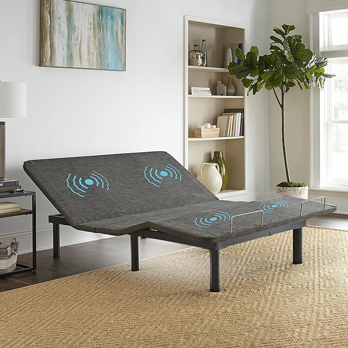 Boyd Sleep Bed Frame Base: Adjustable Zero-Gravity Power Base Anti Snore, with Massage, Twin XL
