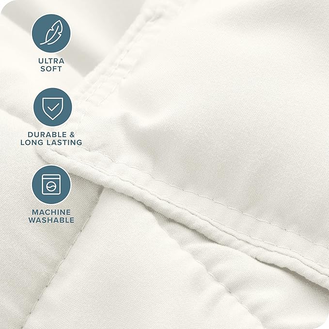 Bare Home Comforter Set - California King Size - Ultra-Soft - Goose Down Alternative - Premium 1800 Series - All Season Warmth (California King, Cream)