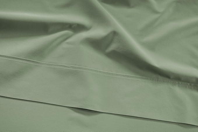 LANE LINEN Split King Sheet Sets for Adjustable Beds - 5 PCs, 450 Thread Count Split King Sheets Set - Sateen Weave King Split Sheets - Split Top King Sheets Set for Adjustable Bed - Iceberg Green