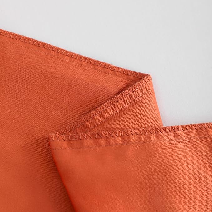 NTBAY King Pillowcase Set - 2 Pack Brushed Microfiber 20x36 Pillowcases - Soft, Wrinkle-Free, Fade-Resistant, Stain-Resistant, Brunt Orange Pillowcases with Envelope Closure - 20x36 Inches