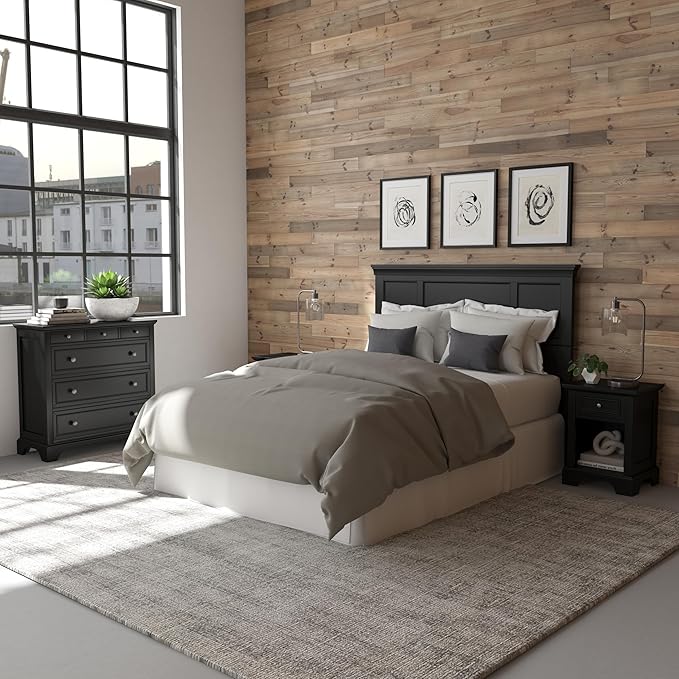Homestyles Bedford Black Queen Headboard