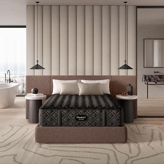 Beautyrest Black Series Three 14.25" Extra Firm Queen Mattress - Breathable, Cooling, and Supportive - CertiPUR-US Certified, 100-Night Sleep Trial, and 10-Year Limited Warranty