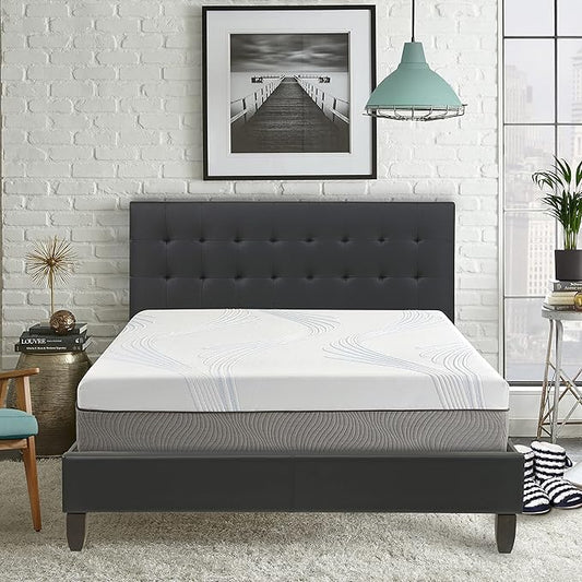 Boyd Sleep SensaLux Engineered Latex Foam Mattress, Cooling and Comfort Support, 12" Twin XL, White