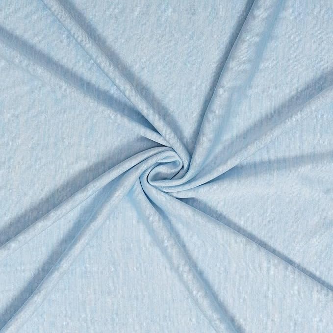 HOMFINE Cooling Pillowcase Body Size - Double Side Q-Max 0.439 Cooling Fiber for Pillow Protector, Long Cold Pillow Cover for Hot Sleeper Night Sweat, Hidden Zipper, 1 Pack (20"x54", Light Blue)