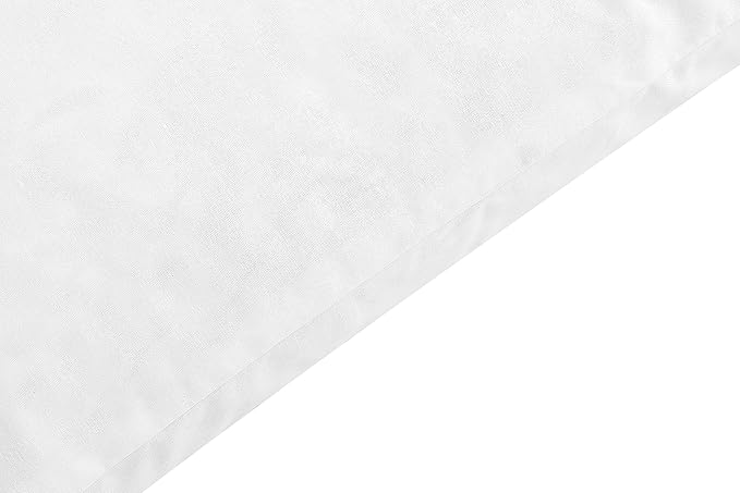 SNUG&COZY Luxury Goose Down Feather Pillow Inserts - 16x16IN, Double Layered Down-Proof Design, Ultra-Soft Cover, High Fill Weight, Pack of 2, White