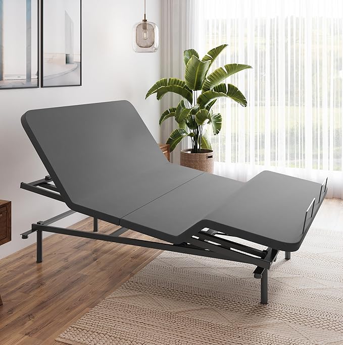 Boyd Sleep Full Body Incline Adjustable Bed Frame, Power Adjustable Base for Side Sleepers, Zero Gravity, Anti-Snore, Split King