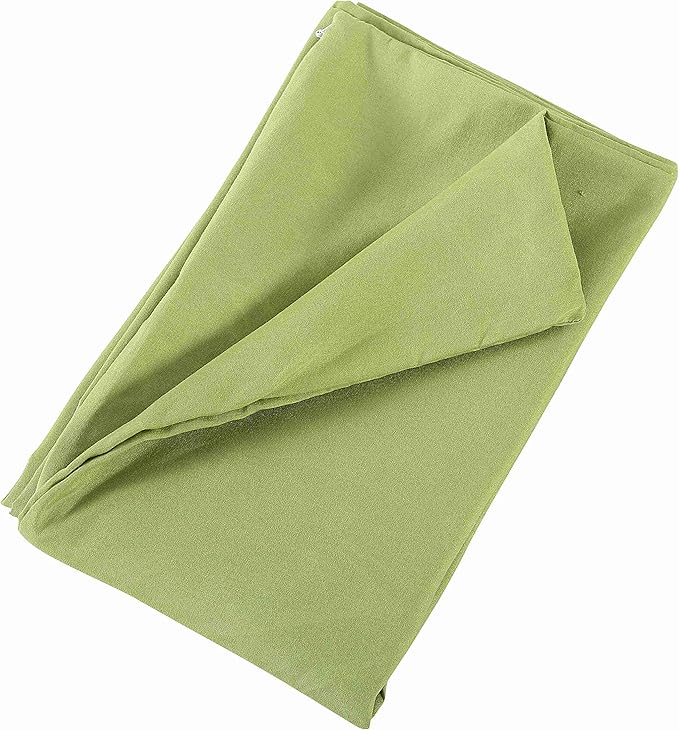 EVOLIVE Body Pillow Cover 21"x54", Ultra Soft Microfiber Pillowcase with Hidden Zipper, Breathable, Machine Washable, for Pregnancy & Side Sleepers, Cover Only (21"x54" Body Pillow Cover, Sage)