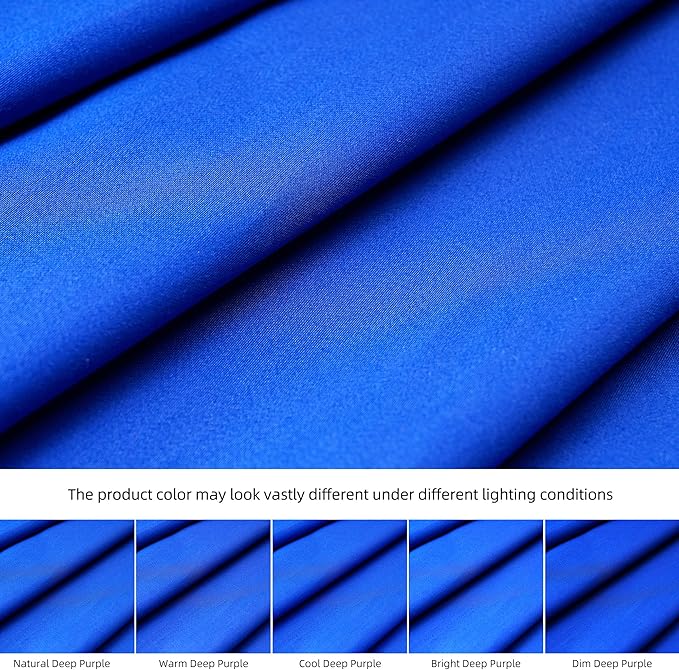 400 Thread Count Cotton Pillow Case Queen with Zipper, 30" L x 20" W, Cotton Pillow Protectors Cover- Set of 2 - Royal Blue - Pillows Not Included