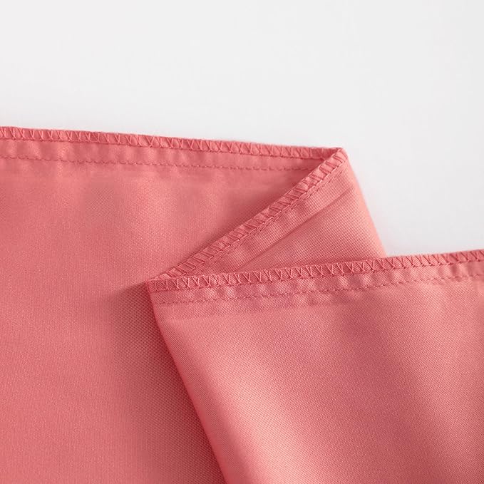 NTBAY Queen Pillowcase Set - 4 Pack Brushed Microfiber 20x30 Pillowcases - Soft, Wrinkle-Free, Fade-Resistant, Stain-Resistant, Coral Pink Pillowcases with Envelope Closure - 20x30 Inches, Coral Pink