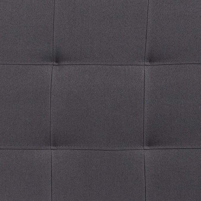 Flash Furniture Bedford Tufted Upholstered Queen Size Headboard in Dark Gray Fabric
