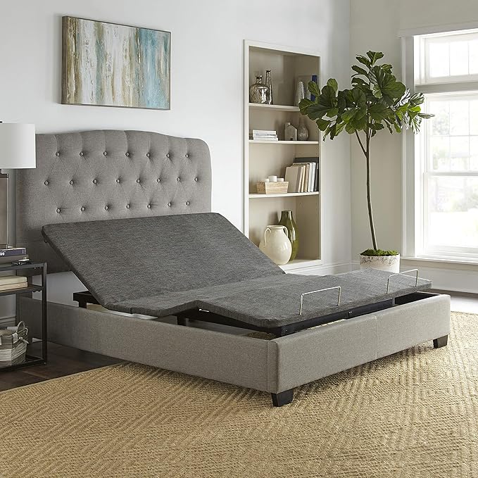 Boyd Sleep Bed Frame Base: Adjustable Zero-Gravity Power Base Anti Snore, with Massage, Twin XL