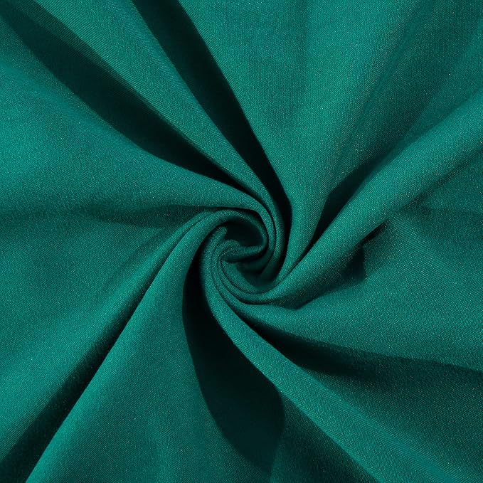 FLXXIE Body Pillow Cover - Super Soft Microfiber 20x54 Body Pillow Case - Envelope Closure, Wrinkle, Stain Resistant 20x54 Long Pillowcase, Dark Green