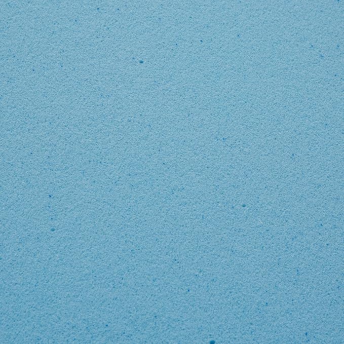 Amazon Basics Cooling Gel-Infused Alternative Latex Queen Mattress Topper, CertiPUR-US Certified, 3 Inches, Blue