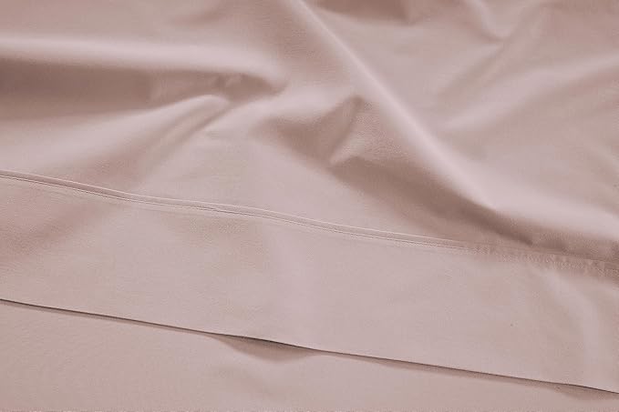 Lane Linen 100% Cotton Extra Soft Full Size Bed Sheets Set - 450 TC Sateen Weave - Smooth, Comfortable Sheets For Everyday Use - Hotel Quality Luxury - Snugly Fits Mattress upto 15'' Deep - Sepia Rose