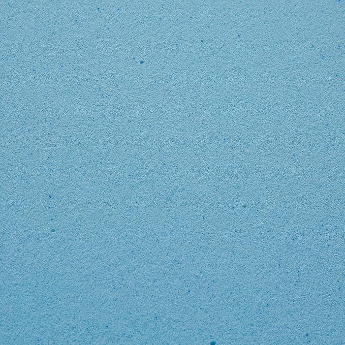 Amazon Basics Alternative Latex King Size Mattress Topper, Cooling Gel-Infused, CertiPUR-US Certified, 2 Inches, Blue