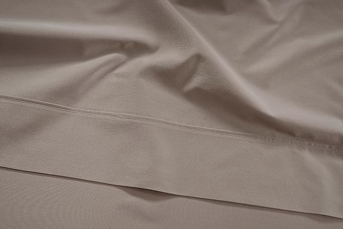 LANE LINEN Split King Sheet Sets for Adjustable Beds - 5 PCs, 450 Thread Count Split King Sheets Set - Sateen Weave King Split Sheets - Split Top King Sheets Set for Adjustable Bed - Taupe