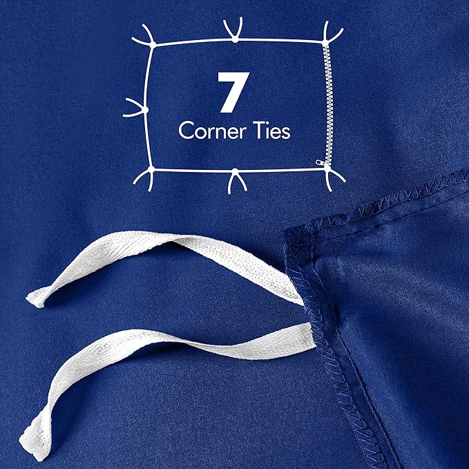 Utopia Bedding Duvet Cover King Size - 3 Piece with Zipper Closure - 1 Comforter Cover 104X90 Inches & 2 Pillow Shams 20X36 Inches (Royal Blue) Comforter Not Included
