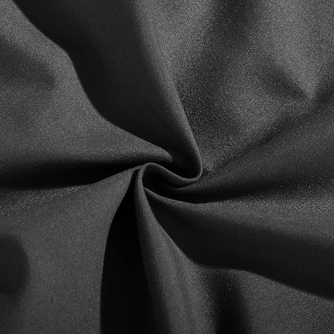 Evolive Ultra Soft Microfiber Body Pillow Cover/Pillowcases 21"x54" with Hidden Zipper Closure (21"x54" Body Pillow Cover, Black) (Pack of 2)